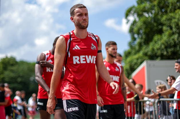 13.07.2026, Fußball, Trainingsauftakt 1.FC Köln, 1. Fußball Bundesliga, Geißbockheim, Saison 2026 2027: Luca Waldschmidt (1FC Koeln 07) beim ersten Training der neuen Saison 26 27 DFB regulations prohibit any use of photographs as image sequences and or quasi-video. Nordrhein-Westfalen Deutschland *** July 13, 2026, Soccer, 1. FC Köln s first training session, 1 Bundesliga, Geißbockheim, 2026–2027 season: Luca Waldschmidt at 1. FC Köln’s first training session of the new 2026–2027 season. DFB regulations prohibit any use of photographs as image sequences and or quasi-video. North Rhine-Westphalia, Germany