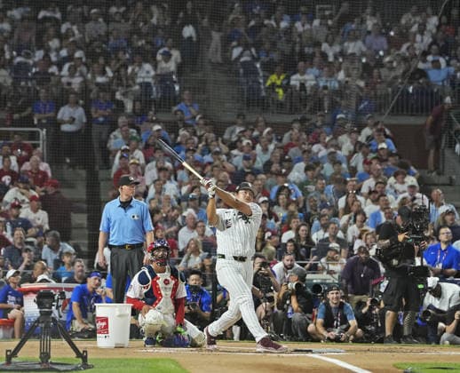 Baseball: MLB, Baseball Herren, USA All-Star Home Run Derby Munetaka Murakami of the Chicago White Sox competes in the MLB All-Star Home Run Derby on July 13, 2026, at Citizens Bank Park in Philadelphia.  A14AA0005623011P