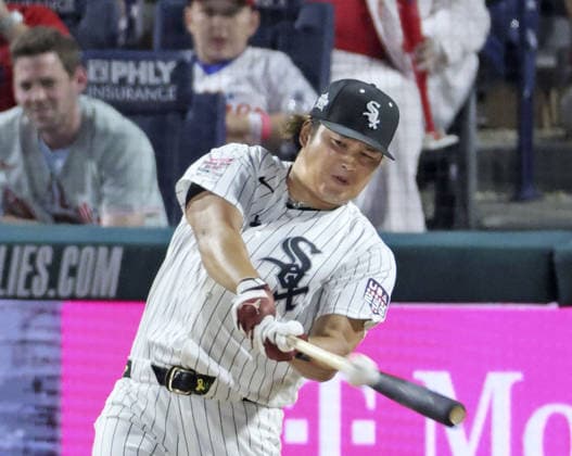 Baseball: MLB, Baseball Herren, USA All-Star Home Run Derby Munetaka Murakami of the Chicago White Sox competes in the MLB All-Star Home Run Derby on July 13, 2026, at Citizens Bank Park in Philadelphia.  A14AA0005623013P