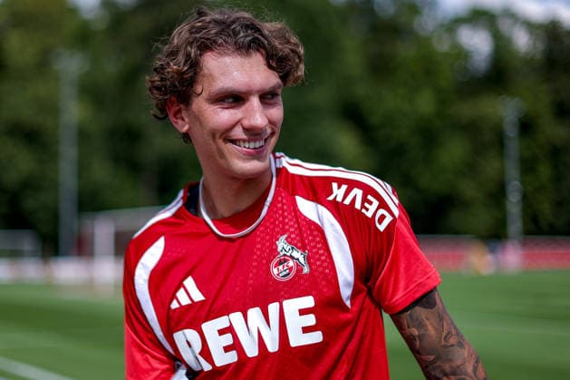 13.07.2026, Fußball, Trainingsauftakt 1.FC Köln, 1. Fußball Bundesliga, Geißbockheim, Saison 2026 2027: Julian Pauli (1FC Koeln) beim ersten Training der neuen Saison 26 27 DFB regulations prohibit any use of photographs as image sequences and or quasi-video. Nordrhein-Westfalen Deutschland *** July 13, 2026, Soccer, 1. FC Köln’s first training session, Bundesliga, Geißbockheim, 2026–2027 season, Julian Pauli, 1. FC Köln at the first training session of the new 2026–2027 season. DFB regulations prohibit any use of photographs as image sequences and or quasi-video. North Rhine-Westphalia, Germany