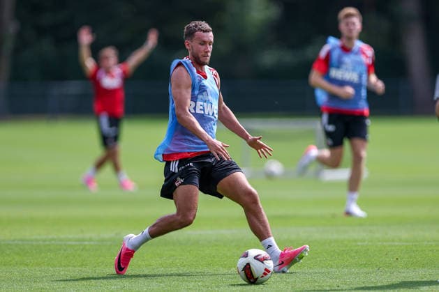 13.07.2026, Fußball, Trainingsauftakt 1.FC Köln, 1. Fußball Bundesliga, Geißbockheim, Saison 2026 2027: Luca Waldschmidt (1FC Koeln 07) beim ersten Training der neuen Saison 26 27 DFB regulations prohibit any use of photographs as image sequences and or quasi-video. Nordrhein-Westfalen Deutschland *** July 13, 2026, Soccer, 1. FC Köln s first training session, 1 Bundesliga, Geißbockheim, 2026–2027 season: Luca Waldschmidt at 1. FC Köln’s first training session of the new 2026–2027 season. DFB regulations prohibit any use of photographs as image sequences and or quasi-video. North Rhine-Westphalia, Germany