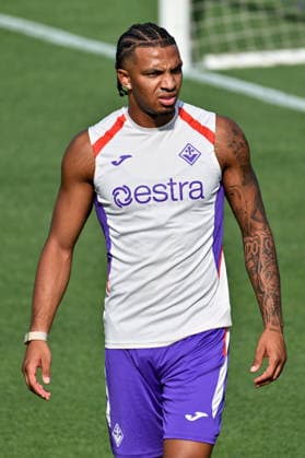 foto IPP lisa guglielmi Firenze 13-07-2026 ritiro precampionato serie a 2026-2027 allenamento fiorentina nella foto Cher Ndour italy photo press world copyright italy ITALY  Copyright: xR4924_italyphotopressx