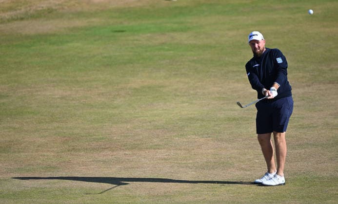 Shane Lowry (IRE) on the 9th fairway 154th Open Golf Championships, Royal Birkdale, Southport, UK - 14 Jul 2026Southport Royal Birkdale United Kingdom  Copyright: xGreigxCowie Shutterstockx 16988289ao