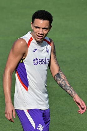 IPA86667429 - ACF Fiorentina defender Viery Fernandes Santos Lopes during an ACF Fiorentina training session for an Italian Serie A soccer match in Bagno a Ripoli (FI), Italy, July 13, 2026  Copyright: xLisaxGuglielmi IPAxSportx xx 86667429