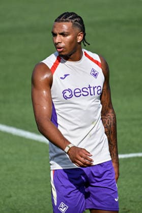 IPA86667432 - ACF Fiorentina midfielder Cher Ndour during an ACF Fiorentina training session for an Italian Serie A soccer match in Bagno a Ripoli (FI), Italy, July 13, 2026  Copyright: xLisaxGuglielmi IPAxSportx xx 86667432