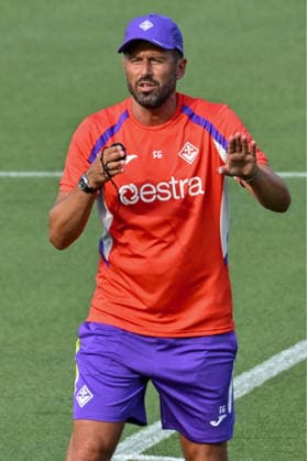 SOCCER - Serie A - ACF Fiorentina training session Photo by IPA ABACAPRESS.COM86667545 - ACF Fiorentina coach Fabio Grosso during an ACF Fiorentina training session for an Italian Serie A soccer match in Bagno a Ripoli (FI), Italy, July 13, 2026 Bagno a Ripoli (FI) Italy  Copyright: xIPAxSport ABACAx