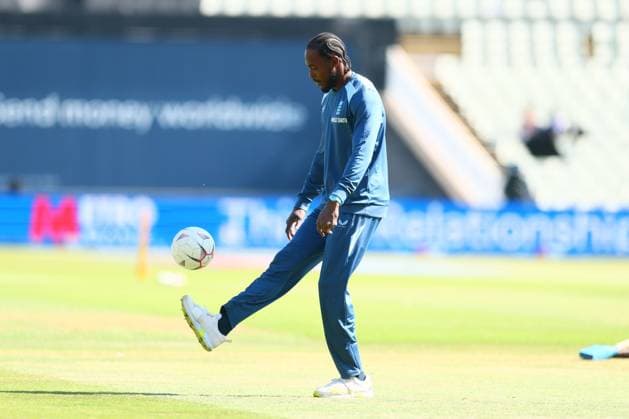 Jofra Archer of England during the warm up England v India, First Metro Bank One Day International, International Cricket, Edgbaston, Birmingham, UK - 14 Jul 2026Birmingham Edgbaston United Kingdom  Copyright: xPaulxCurrie Shutterstockx 16989400g