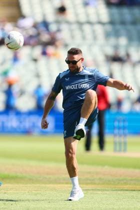 England coach Brendon McCullum before the start of the match England v India, First Metro Bank One Day International, International Cricket, Edgbaston, Birmingham, UK - 14 Jul 2026Birmingham Edgbaston United Kingdom  Copyright: xPaulxCurrie Shutterstockx 16989400k