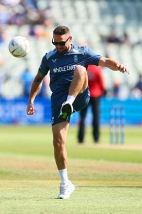 England coach Brendon McCullum before the start of the match England v India, First Metro Bank One Day International, International Cricket, Edgbaston, Birmingham, UK - 14 Jul 2026Birmingham Edgbaston United Kingdom  Copyright: xPaulxCurrie Shutterstockx 16989400l