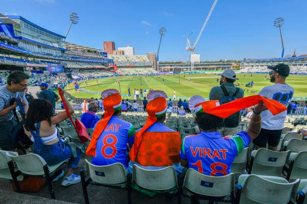 England v India, Metro Bank One Day International General view inside Edgbaston Stadium with India fans ahead of the Metro Bank One Day international match, Länderspiel, Nationalmannschaft between England and India at Edgbaston, Birmingham, UK on 14 July 2026. Birmingham Edgbaston West Midlands UK Editorial use only , Copyright: xGrahamxHuntx PSI-24506-0010