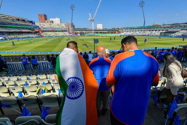 England v India, Metro Bank One Day International General view inside Edgbaston Stadium with India fans ahead of the Metro Bank One Day international match, Länderspiel, Nationalmannschaft between England and India at Edgbaston, Birmingham, UK on 14 July 2026. Birmingham Edgbaston West Midlands UK Editorial use only , Copyright: xGrahamxHuntx PSI-24506-0011