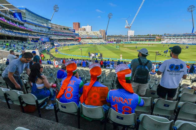 England v India, Metro Bank One Day International General view inside Edgbaston Stadium with India fans ahead of the Metro Bank One Day international match, Länderspiel, Nationalmannschaft between England and India at Edgbaston, Birmingham, UK on 14 July 2026. Birmingham Edgbaston West Midlands UK Editorial use only , Copyright: xGrahamxHuntx PSI-24506-0012