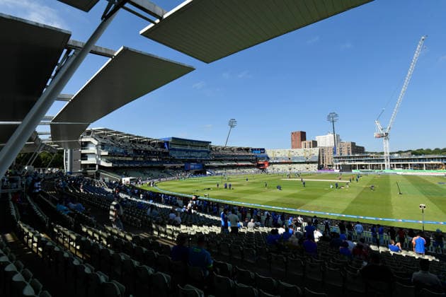 England v India, Metro Bank One Day International General view inside Edgbaston Stadium ahead of the Metro Bank One Day international match, Länderspiel, Nationalmannschaft between England and India at Edgbaston, Birmingham, UK on 14 July 2026. Birmingham Edgbaston West Midlands UK Editorial use only , Copyright: xGrahamxHuntx PSI-24506-0015