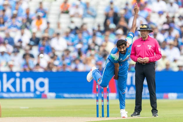 England v India, Metro Bank One Day International India bowler Jasprit Bumrah bowling during the Metro Bank One Day international match, Länderspiel, Nationalmannschaft between England and India at Edgbaston, Birmingham, UK on 14 July 2026. Birmingham Edgbaston West Midlands UK Editorial use only , Copyright: xManjitxNarotrax PSI-24512-0007
