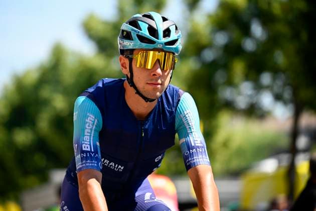 Tour de France 2026 Stage 10 LE LIORAN, FRANCE - JULY 14 : Tiberi Antonio (ITA) of Bahrain - Victorious before the start of the race during stage 10 of the 113rd edition of Tour de France an UCI World Tour 2.UWT cycling road race stage for Men Elite of 167 km with start in Aurillac and finish in Le Lioran on July 14, 2026 in Le Lioran, France, 14 07 2026 Le Lioran France  Copyright: xTomasxSiskx