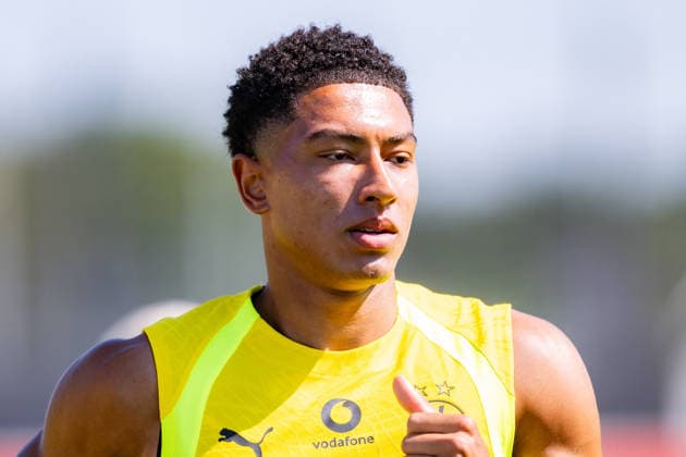 Bundesliga, Borussia Dortmund öffentliches Training am 14.07.2026, Saisonstart 2026 2027 in Dortmud Jobe Bellingham *** Bundesliga, Borussia Dortmund public training session on July 14, 2026, start of the 2026–2027 season in Dortmund, Jobe Bellingham Copyright: xDavidxInderliedx