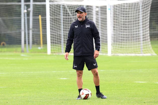 DEU, DFL, 2. FBL Hertha BSC, Training, 14.07.2026, Sportforum, Berlin, DEU, DFL, 2. FBL Hertha BSC, Training, Cheftrainer Stefan Leitl (Hertha BSC Berlin) DFL - regulations prohibit any use of Photographs as image sequences and or quasi-video *** GER, DFL, 2nd Bundesliga Hertha BSC, Training, July 14, 2026, Sportforum, Berlin, GER, DFL, 2nd Bundesliga Hertha BSC, Training, Head Coach Stefan Leitl Hertha BSC Berlin DFL regulations prohibit any use of photographs as image sequences and or quasi-video Nordphotox xEngler nph00076