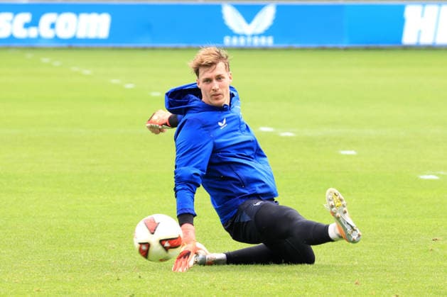 DEU, DFL, 2. FBL Hertha BSC, Training, 14.07.2026, Sportforum, Berlin, DEU, DFL, 2. FBL Hertha BSC, Training, Tim Goller (Hertha BSC Berlin 43) DFL - regulations prohibit any use of Photographs as image sequences and or quasi-video *** GER, DFL, 2nd Bundesliga Hertha BSC, Training, July 14, 2026, Sportforum, Berlin, GER, DFL, 2nd Bundesliga Hertha BSC, Training, Tim Goller Hertha BSC Berlin 43 DFL regulations prohibit any use of photographs as image sequences and or quasi-video Nordphotox xEngler nph00076