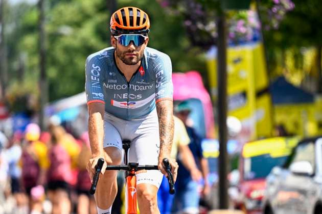 Tour de France 2026 Stage 10 LE LIORAN, FRANCE - JULY 14 : Ganna Filippo (ITA) of Netcompany INEOS before the start of the race during stage 10 of the 113rd edition of Tour de France an UCI World Tour 2.UWT cycling road race stage for Men Elite of 167 km with start in Aurillac and finish in Le Lioran on July 14, 2026 in Le Lioran, France, 14 07 2026 Le Lioran France  Copyright: xTomasxSiskx