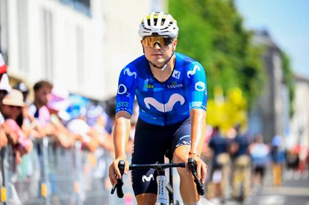 Tour de France 2026 Stage 10 LE LIORAN, FRANCE - JULY 14 : Garcia Pierna Raul (ESP) of Movistar Team before the start of the race during stage 10 of the 113rd edition of Tour de France an UCI World Tour 2.UWT cycling road race stage for Men Elite of 167 km with start in Aurillac and finish in Le Lioran on July 14, 2026 in Le Lioran, France, 14 07 2026 Le Lioran France  Copyright: xTomasxSiskx