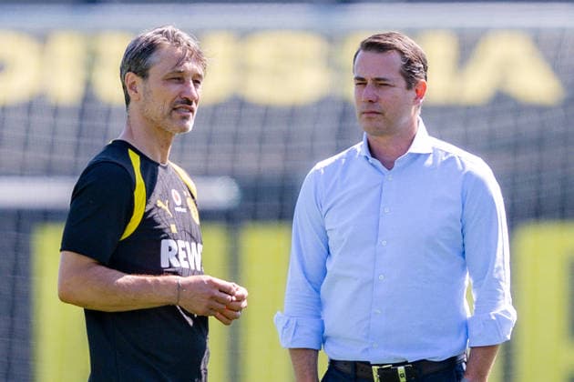 Bundesliga, Borussia Dortmund öffentliches Training am 14.07.2026, Saisonstart 2026 2027 in Dortmud Niko Kovac, Lars Ricken *** Bundesliga, Borussia Dortmund public training session on July 14, 2026, start of the 2026–2027 season in Dortmund, Niko Kovac, Lars Ricken Copyright: xDavidxInderliedx