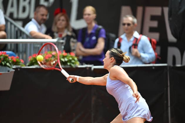 UniCredit IASI OPEN Elena Gabriela Ruse of Romania plays against Kaitlin Quevedo of Spain during the Unicredit Iasi Open game, in Iasi, Romania, on July 14, 2026. Imago Images Alex Nicodim Copyright: xAlexxNicodimx