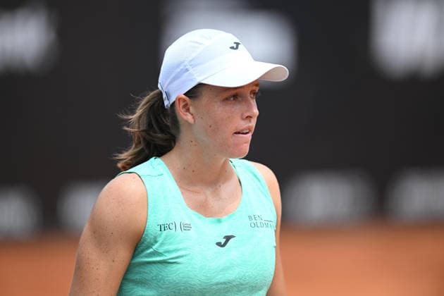 UniCredit IASI OPEN Kaitlin Quevedo of Spain plays against Elena Gabriela Ruse of Romania during the Unicredit Iasi Open game, in Iasi, Romania, on July 14, 2026. Imago Images Alex Nicodim Copyright: xAlexxNicodimx