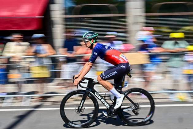 Tour de France 2026 Stage 10 LE LIORAN, FRANCE - JULY 14 : Kooij Olav (NED) of Decathlon CMA CGM Team before the start of the race during stage 10 of the 113rd edition of Tour de France an UCI World Tour 2.UWT cycling road race stage for Men Elite of 167 km with start in Aurillac and finish in Le Lioran on July 14, 2026 in Le Lioran, France, 14 07 2026 Le Lioran France  Copyright: xPeterxDexVoechtx