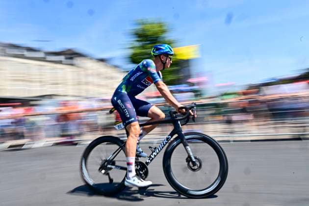 Tour de France 2026 Stage 10 LE LIORAN, FRANCE - JULY 14 : Merlier Tim (BEL) of Soudal Quick Step before the start of the race during stage 10 of the 113rd edition of Tour de France an UCI World Tour 2.UWT cycling road race stage for Men Elite of 167 km with start in Aurillac and finish in Le Lioran on July 14, 2026 in Le Lioran, France, 14 07 2026 Le Lioran France  Copyright: xPeterxDexVoechtx