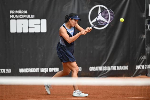 UniCredit IASI OPEN Moyuka Uchijima of Japan plays against Elina Avanesyan of Armenia during the Unicredit Iasi Open game, in Iasi, Romania, on July 14, 2026. Imago Images Alex Nicodim Copyright: xAlexxNicodimx