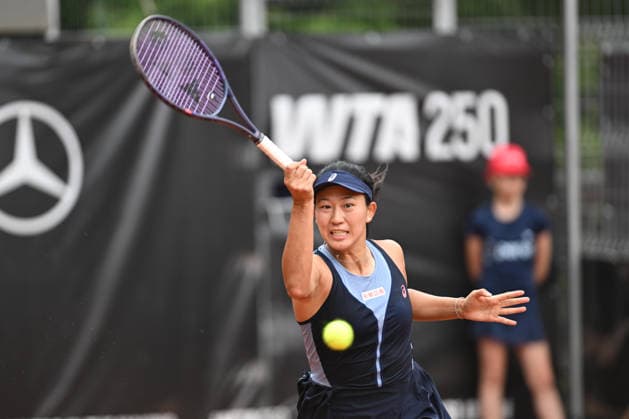 UniCredit IASI OPEN Moyuka Uchijima of Japan plays against Elina Avanesyan of Armenia during the Unicredit Iasi Open game, in Iasi, Romania, on July 14, 2026. Imago Images Alex Nicodim Copyright: xAlexxNicodimx