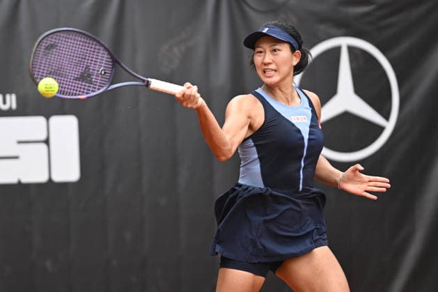 UniCredit IASI OPEN Moyuka Uchijima of Japan plays against Elina Avanesyan of Armenia during the Unicredit Iasi Open game, in Iasi, Romania, on July 14, 2026. Imago Images Alex Nicodim Copyright: xAlexxNicodimx
