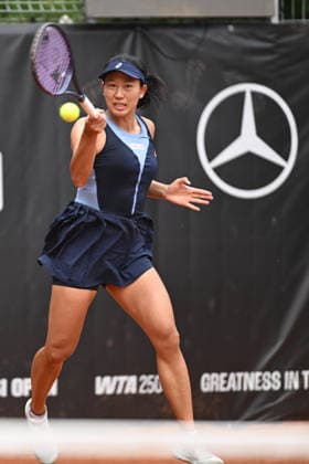 UniCredit IASI OPEN Moyuka Uchijima of Japan plays against Elina Avanesyan of Armenia during the Unicredit Iasi Open game, in Iasi, Romania, on July 14, 2026. Imago Images Alex Nicodim Copyright: xAlexxNicodimx
