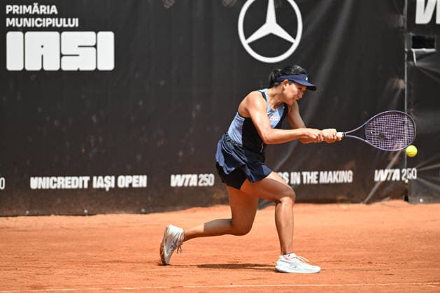 UniCredit IASI OPEN Moyuka Uchijima of Japan plays against Elina Avanesyan of Armenia during the Unicredit Iasi Open game, in Iasi, Romania, on July 14, 2026. Imago Images Alex Nicodim Copyright: xAlexxNicodimx