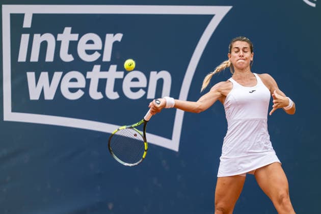 TENNIS - WTA, Tennis Damen Generali Open Ladies Kitzbuehel KITZBUEHEL,AUSTRIA,14.JUL.26 - TENNIS - WTA Tour, Generali Open Ladies Kitzbuehel. Image shows Martina Colmegna (ITA).  GEPAxpictures xJulioxArellano