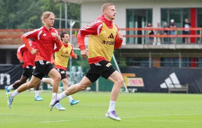 Zeno Van Den Bosch laufend Einzelbild Freisteller Aktion Fußball Fussball Training Bundesliga Herren DFL Saison 2026 2027 14.07.2026 1.FC Union Berlin FCU DFL regulations prohibit any use of photographs as image sequences and or quasi-video. *** Zeno Van Den Bosch running single frame cutout action sports soccer soccer training Bundesliga men s DFL season 2026–2027 July 14, 2026 1. FC Union Berlin FCU DFL regulations prohibit any use of photographs as image sequences and or quasi-video