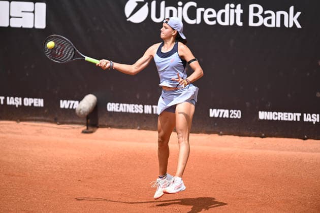 UniCredit IASI OPEN Emiliana Arango of Columbia plays against Tamara Zidansek of Slovenia during the Unicredit Iasi Open game, in Iasi, Romania, on July 14, 2026. Imago Images Alex Nicodim Copyright: xAlexxNicodimx
