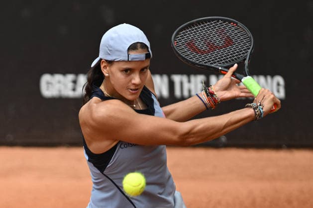 UniCredit IASI OPEN Emiliana Arango of Columbia plays against Tamara Zidansek of Slovenia during the Unicredit Iasi Open game, in Iasi, Romania, on July 14, 2026. Imago Images Alex Nicodim Copyright: xAlexxNicodimx