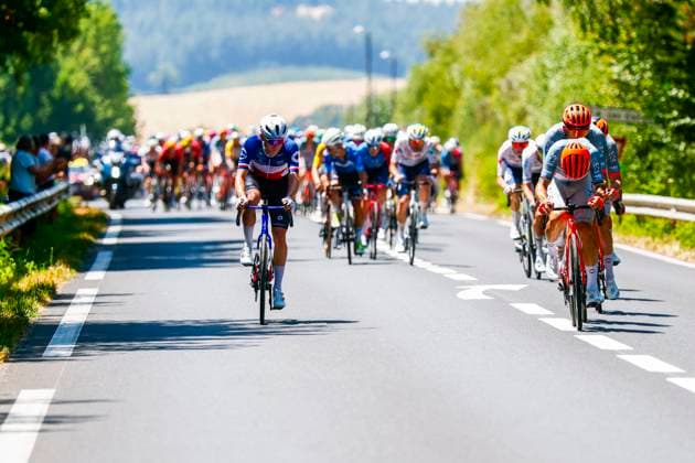 Tour de France 2026 Stage 10 LE LIORAN, FRANCE - JULY 14 : Gregoire Romain (FRA) of Groupama FDJ United during stage 10 of the 113rd edition of Tour de France an UCI World Tour 2.UWT cycling road race stage for Men Elite of 167 km with start in Aurillac and finish in Le Lioran on July 14, 2026 in Le Lioran, France, 14 07 2026 Le Lioran France  Copyright: xLucaxBettinix