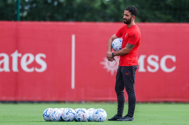 Ruben Amorim Head Coach of AC Milan looks on during Training Session AC Milan 2026 27 at Milanello in Milan, Italy Milan Milanello Milan Italy Copyright: xEPhotopressx SP24-1440-018