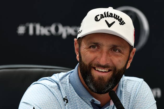 RECORD DATE NOT STATED 14th July 2026; Royal Birkdale Golf Club, Southport, Merseyside, England; The Open Championship Practice Day Three; Jon Rahm (ESP) during his press conference, PK, Pressekonferenz DavidxBlunsden
