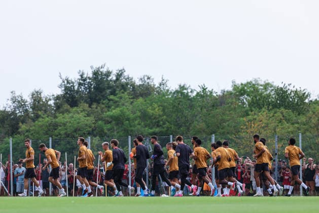 AC Milan players seen during Training Session AC Milan 2026 27 at Milanello in Milan, Italy Milan Milanello Milan Italy Copyright: xEPhotopressx SP24-1440-024