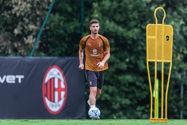 Matteo Gabbia of AC Milan seen in action during Training Session AC Milan 2026 27 at Milanello in Milan, Italy Milan Milanello Milan Italy Copyright: xEPhotopressx SP24-1440-096