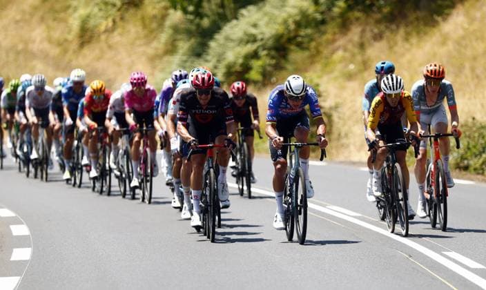 French Julian Alaphilippe of Tudor Pro Cycling Team and Dutch Mathieu van der Poel of Alpecin-Premier Tech pictured in action during the stage 10 of the 2026 Tour de France cycling race, a stage of 167km from Aurillac to Le Lioran, on Tuesday 14 July 2026. The 113th edition of the Tour de France starts on Saturday 4 July in Barcelona, Spain, and will finish in Paris, France on the 26th of July. POOLxLUCAxBETTINI  x181117765x