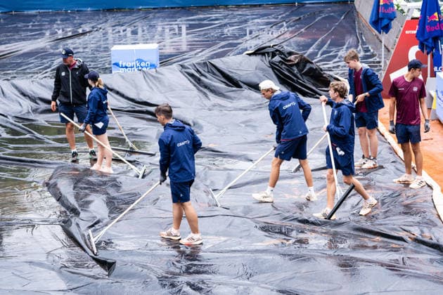 TENNIS - WTA, Tennis Damen Generali Open Ladies Kitzbuehel KITZBUEHEL,AUSTRIA,14.JUL.26 - TENNIS - WTA Tour, Generali Open Ladies Kitzbuehel. Image shows a feature of weather conditions.  GEPAxpictures xJulioxArellano
