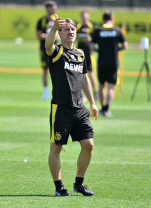 Trainer Niko Kovac (Borussia Dortmund) 14.07.2026, Fussball 1. Bundesliga, Saison 2026 2027, Training Borussia Dortmund Dortmund Trainingsgelände Nordrhein Westfalen Deutschland *** Coach Niko Kovac, Borussia Dortmund, July 14, 2026; Soccer, Bundesliga 1, 2026–2027 season; Borussia Dortmund training session at the Dortmund training facility in North Rhine-Westphalia, Germany Team2