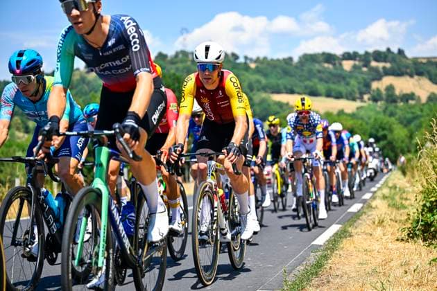 Tour de France 2026 Stage 10 LE LIORAN, FRANCE - JULY 14 : Rider of Team Cofidis in action during stage 10 of the 113rd edition of Tour de France an UCI World Tour 2.UWT cycling road race stage for Men Elite of 167 km with start in Aurillac and finish in Le Lioran on July 14, 2026 in Le Lioran, France, 14 07 2026 Le Lioran France  Copyright: xTomasxSiskx