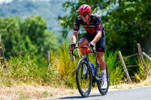 Tour de France 2026 Stage 10 LE LIORAN, FRANCE - JULY 14 : Haller Marco (AUT) of Tudor Pro Cycling Team in action during stage 10 of the 113rd edition of Tour de France an UCI World Tour 2.UWT cycling road race stage for Men Elite of 167 km with start in Aurillac and finish in Le Lioran on July 14, 2026 in Le Lioran, France, 14 07 2026 Le Lioran France  Copyright: xLucaxBettinix