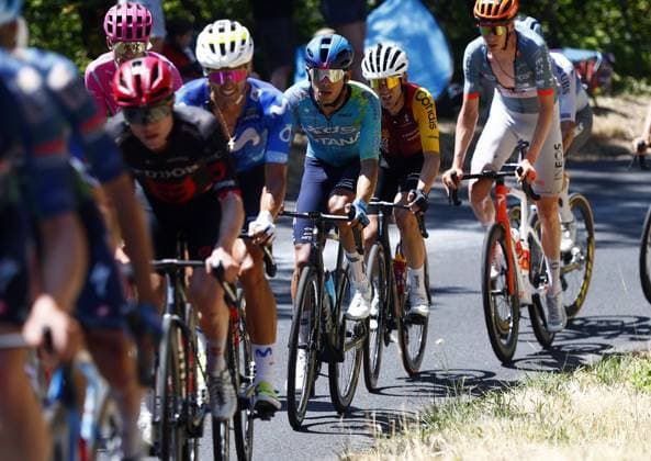 Colombian Harold Tejada of XDS Astana Team pictured in action during the stage 10 of the 2026 Tour de France cycling race, a stage of 167km from Aurillac to Le Lioran, on Tuesday 14 July 2026. The 113th edition of the Tour de France starts on Saturday 4 July in Barcelona, Spain, and will finish in Paris, France on the 26th of July. POOLxLUCAxBETTINI  x181120868x