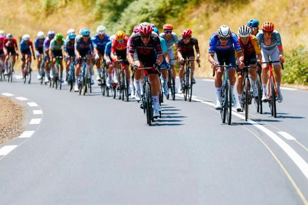 Tour de France 2026 Stage 10 LE LIORAN, FRANCE - JULY 14 : Haller Marco (AUT) of Tudor Pro Cycling Team, Van Der Poel Mathieu (NED) of Alpecin - Premier Tech in action during stage 10 of the 113rd edition of Tour de France an UCI World Tour 2.UWT cycling road race stage for Men Elite of 167 km with start in Aurillac and finish in Le Lioran on July 14, 2026 in Le Lioran, France, 14 07 2026 Le Lioran France  Copyright: xLucaxBettinix